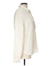 Babaton Ivory Long Sleeve Silk Top Size L - photo 4