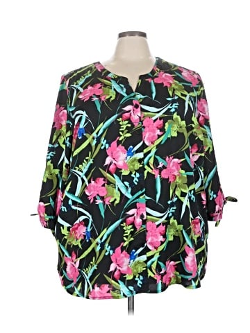 Catherines 3/4 Sleeve Blouse (view 1)