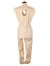 Reistor 100% Hemp Solid Tan Jumpsuit Size L - photo 2