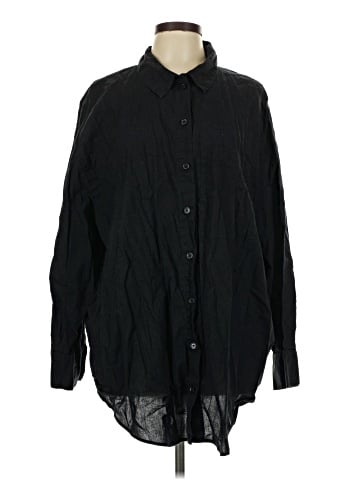 Divided by H&M Long Sleeve Button-Down Shirt (view 1)