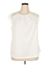 Say What? Ivory Sleeveless Blouse Size 2X - photo 1