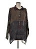Johnny Was 100% Rayon Houndstooth Gray 3/4 Sleeve Blouse Size M - photo 1