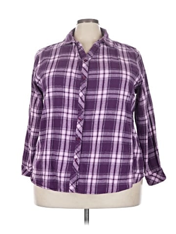 Great Northwest Indigo 3/4 Sleeve Button-Down Shirt (view 1)