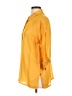 Chico's Design Color Block Yellow 3/4 Sleeve Button-Down Shirt Size Lg (2) - photo 5