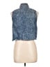Forever 21 100% Cotton Blue Sleeveless Button-Down Shirt Size L - photo 2