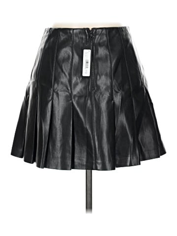 Alice + Olivia Faux Leather Skirt (view 2)