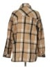 Lucky Brand 100% Cotton Plaid Tan Coat Size S - photo 2