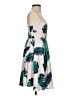 Old Navy 100% Rayon Tropical Ivory Teal Cocktail Dress Size XS - photo 5