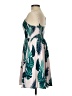 Old Navy 100% Rayon Tropical Ivory Teal Cocktail Dress Size XS - photo 4