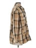 Lucky Brand 100% Cotton Plaid Tan Coat Size S - photo 4