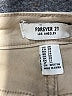 Forever 21 Solid Tan Khaki Shorts Size 28 waist - photo 3