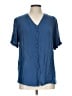 Sag Harbor Blue Short Sleeve Blouse Size L (estimated) - photo 1