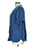 Sag Harbor Blue Short Sleeve Blouse Size L (estimated) - photo 5