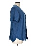 Sag Harbor Blue Short Sleeve Blouse Size L (estimated) - photo 4