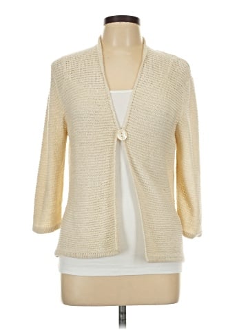 August Silk Cardigan (view 1)