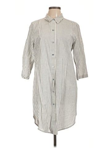 Eileen Fisher 3/4 Sleeve Button-Down Shirt (view 1)