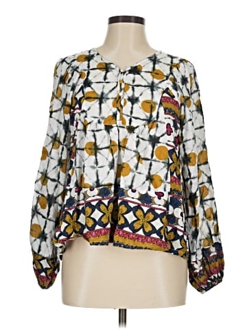 Solitaire Long Sleeve Blouse (view 1)