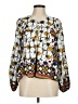 Solitaire White Long Sleeve Blouse Size M - photo 1