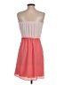 Express 100% Polyester Color Block Pink Cocktail Dress Size 8 - photo 2