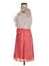 Express 100% Polyester Color Block Pink Cocktail Dress Size 8 - photo 5