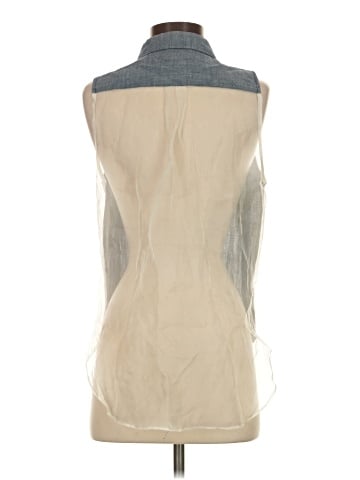 Elizabeth and James Sleeveless Button-Down Shirt (view 2)