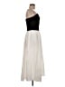 Shein 100% Polyester Color Block Ivory Cocktail Dress Size 6 - photo 4