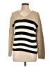 Cherokee Stripes Tan Pullover Sweater Size L - photo 1