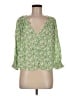 Rails Green 3/4 Sleeve Blouse Size M - photo 1