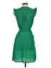 Monteau Solid Green Casual Dress Size S - photo 2