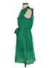 Monteau Solid Green Casual Dress Size S - photo 5