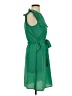 Monteau Solid Green Casual Dress Size S - photo 4
