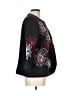 Alfred Dunner 100% Cotton Floral Black Jacket Size 12 - photo 4