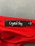 Crystal Sky Solid Red Jumpsuit Size S - photo 4