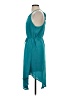 Mossimo 100% Polyester Solid Teal Casual Dress Size S - photo 5