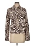 J. McLaughlin Animal Print Brown Jacket Size S - photo 1