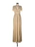 Azazie 100% Polyester Tan Casual Dress Size 10 - photo 1