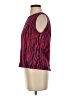St. John Burgundy Sleeveless Blouse Size 10 - photo 5