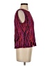 St. John Burgundy Sleeveless Blouse Size 10 - photo 4