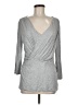 Apt. 9 Gray 3/4 Sleeve Top Size M - photo 1