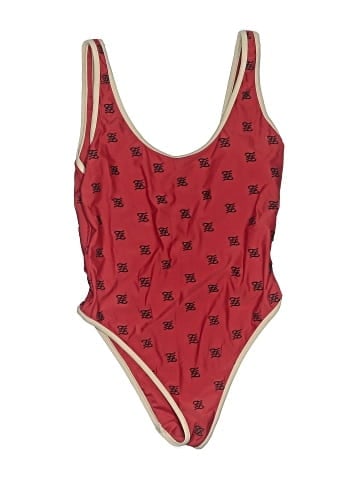 Fendi Embroidered-Anagram One Piece Swimsuit (view 1)