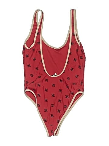 Fendi Embroidered-Anagram One Piece Swimsuit (view 2)