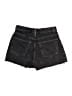 Topshop Black Denim Shorts Size 6 - photo 2