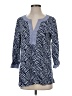 Vineyard Vines Blue Long Sleeve Blouse Size XS - photo 1