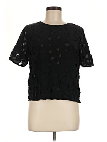 Equipment Short Sleeve Silk Top (view 1)