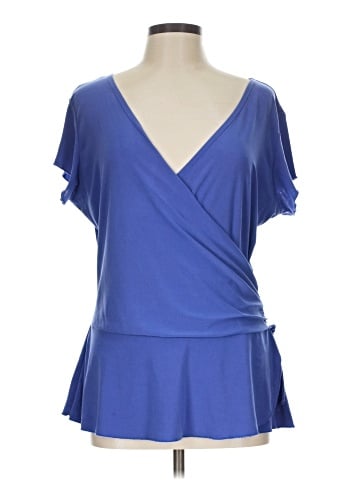 Roz & Ali Short Sleeve Blouse (view 1)