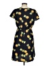 West Kei 100% Polyester Tropical Yellow Casual Dress Size M - photo 2
