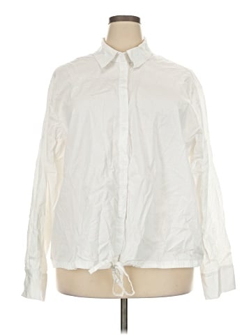 Lane Bryant Long Sleeve Button-Down Shirt (view 1)