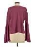Free People 100% Cotton Burgundy Pullover Sweater Size S - photo 2