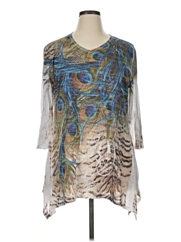 Jess & Jane 3/4 Sleeve T-Shirt (view 1)