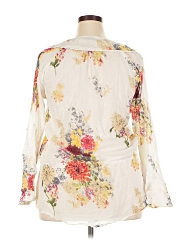 Magazine 3/4 Sleeve Blouse (view 2)